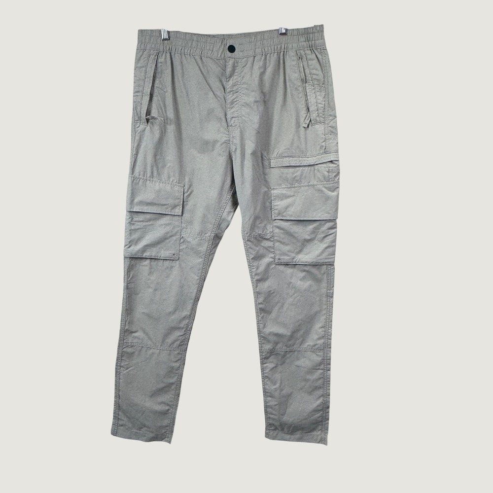 H&M Regular Fit Cargo Pants L Khaki Tan Gorpcore Utilitarian Streetwear